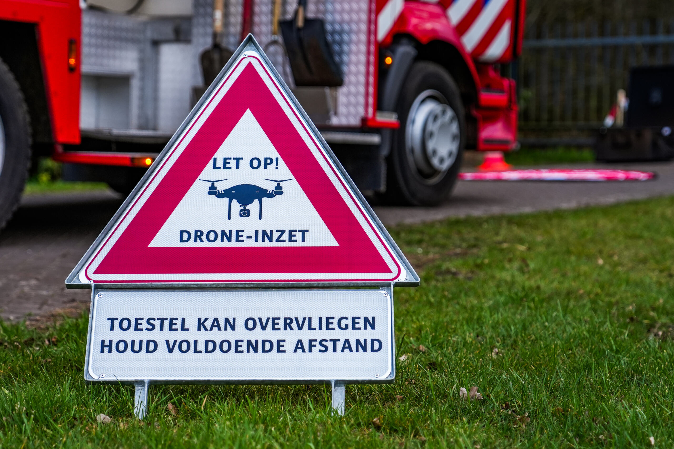 Droneteam van brandweer Drenthe officieel voor het eerst ingezet bij incident